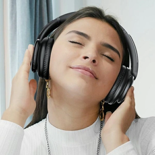 Słuchawki nauszne AWEI A996 Pro ANC Bluetooth czarny/black