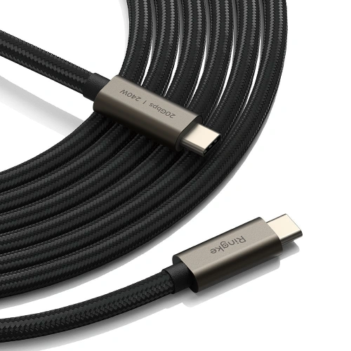 Kabel Ringke USB-C / USB-C 3.2 Gen 2x2 PD 240W 100cm Black