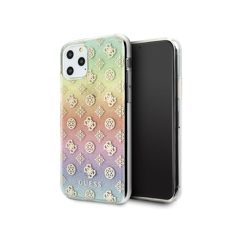 Hurtownia Guess - 3700740461570 - GUE182 - Etui Guess GUHCN58PEOML Apple iPhone 11 Pro multicolor hard case Iridescent 4G Peony - B2B homescreen
