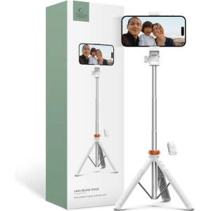 Hurtownia GSM - Kijek selfie Tech-Protect L03s Bluetooth Selfie Bot Tripod Fehér - THP2686 - {ean13} - Hurt