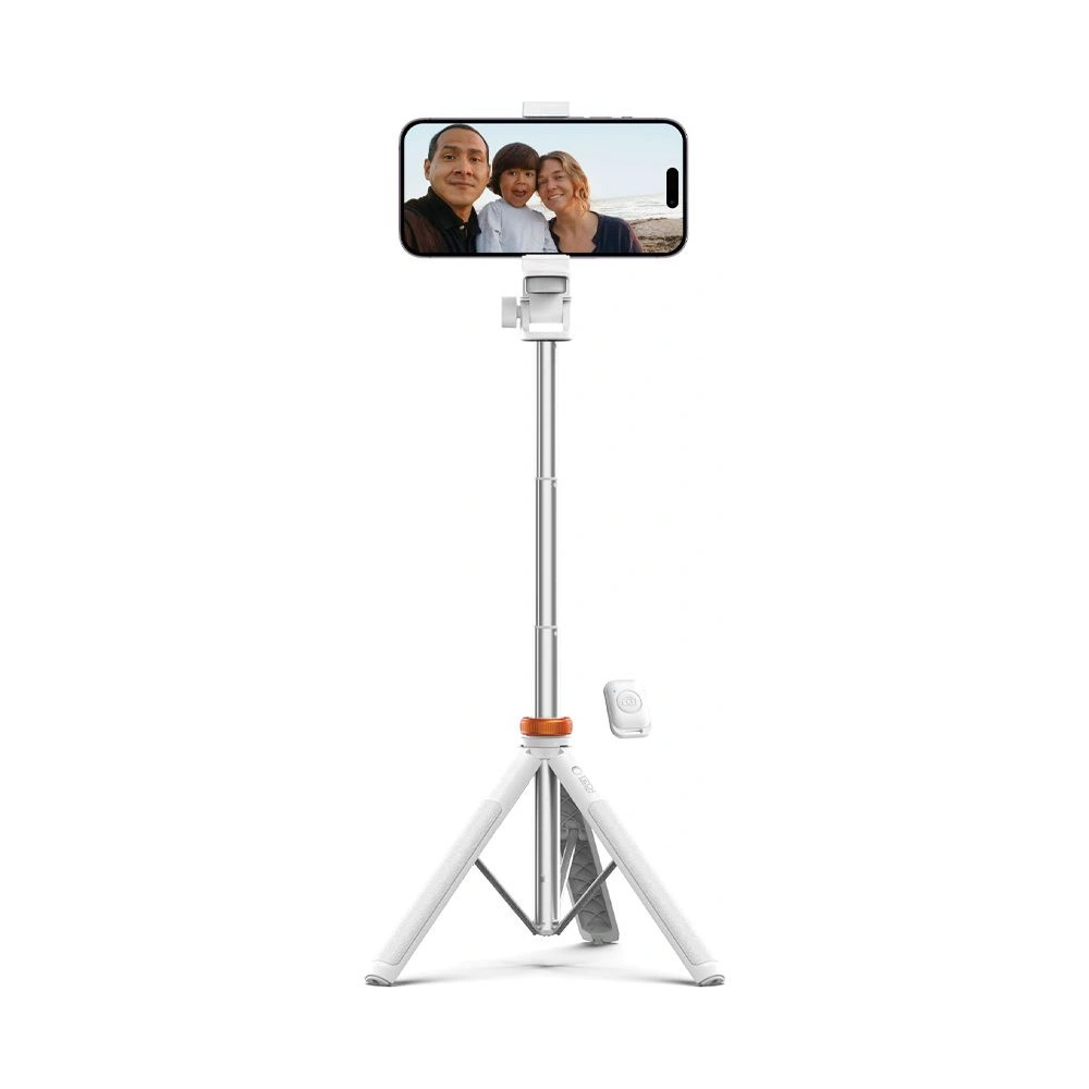 Hurtownia GSM - Kijek selfie Tech-Protect L03s Bluetooth Selfie Stick Tripod White - THP2686 - {ean13} - Hurt