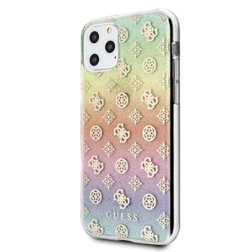 Etui Guess GUHCN58PEOML Apple iPhone 11 Pro multicolor hard case Iridescent 4G Peony