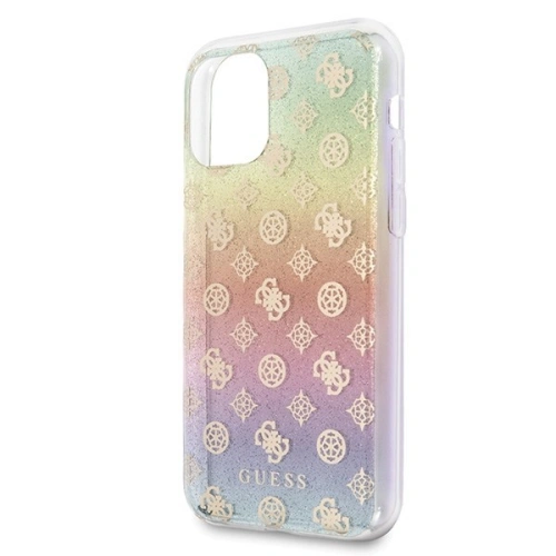 Etui Guess GUHCN58PEOML Apple iPhone 11 Pro multicolor hard case Iridescent 4G Peony