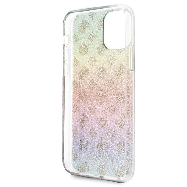 Kryt Guess GUHCN58PEOML iPhone 11 Pro multicolor hard case Iridescent 4G Peony