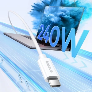 Hurtownia GSM - Kabel Baseus USB-C / USB-C PD 8K 60Hz 240W 1m weiß - BSU4852 - {ean13} - Hurt