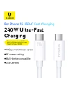 Hurtownia GSM - Cablul Baseus USB-C / USB-C PD 8K 60Hz 240W 1m alb - BSU4852 - {ean13} - Hurt
