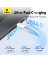 Hurtownia GSM - Cablul Baseus USB-C / USB-C PD 8K 60Hz 240W 1m alb - BSU4852 - {ean13} - Hurt