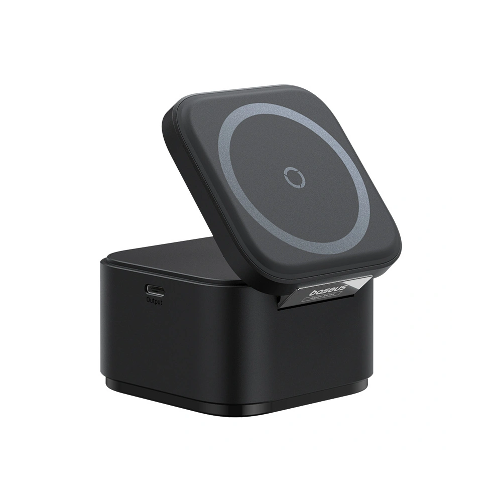 Hurtownia GSM - Bezdrátová nabíječka Baseus BS-W531 USB-C 2w1 MagSafe / Qi 20W černá - BSU4853 - {ean13} - Hurt