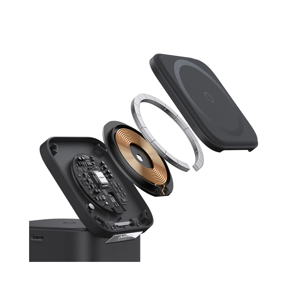 Hurtownia GSM - Încărcător wireless Baseus BS-W531 USB-C 2w1 MagSafe / Qi 20W negru - BSU4853 - {ean13} - Hurt