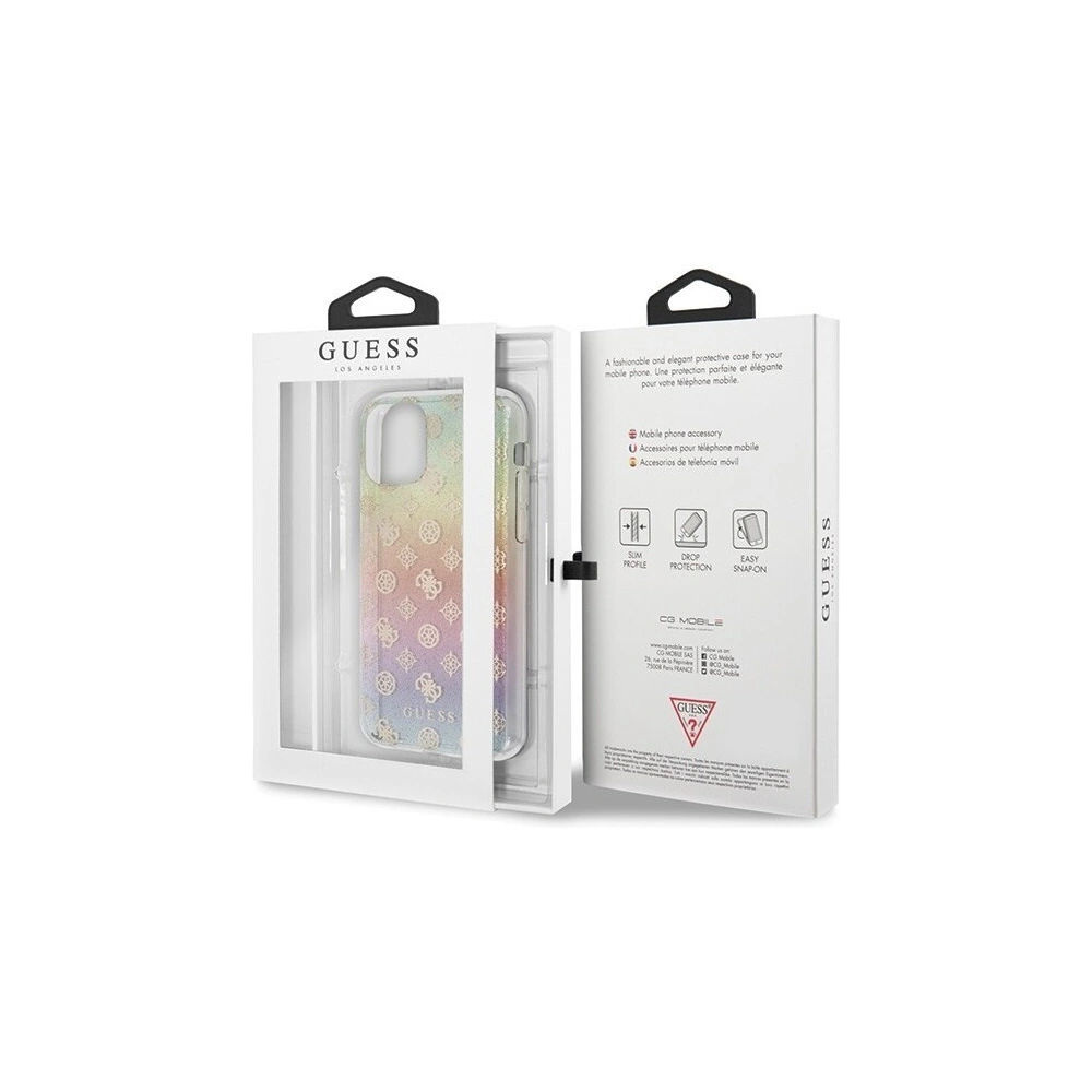 Hurtownia GSM - Etui Guess GUHCN58PEOML Apple iPhone 11 Pro multicolor hard case Iridescent 4G Peony - GUE182 - {ean13} - Hurt