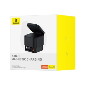 Hurtownia GSM - Vezeték nélküli töltő Baseus BS-W531 USB-C 2w1 MagSafe / Qi 20W fekete - BSU4853 - {ean13} - Hurt