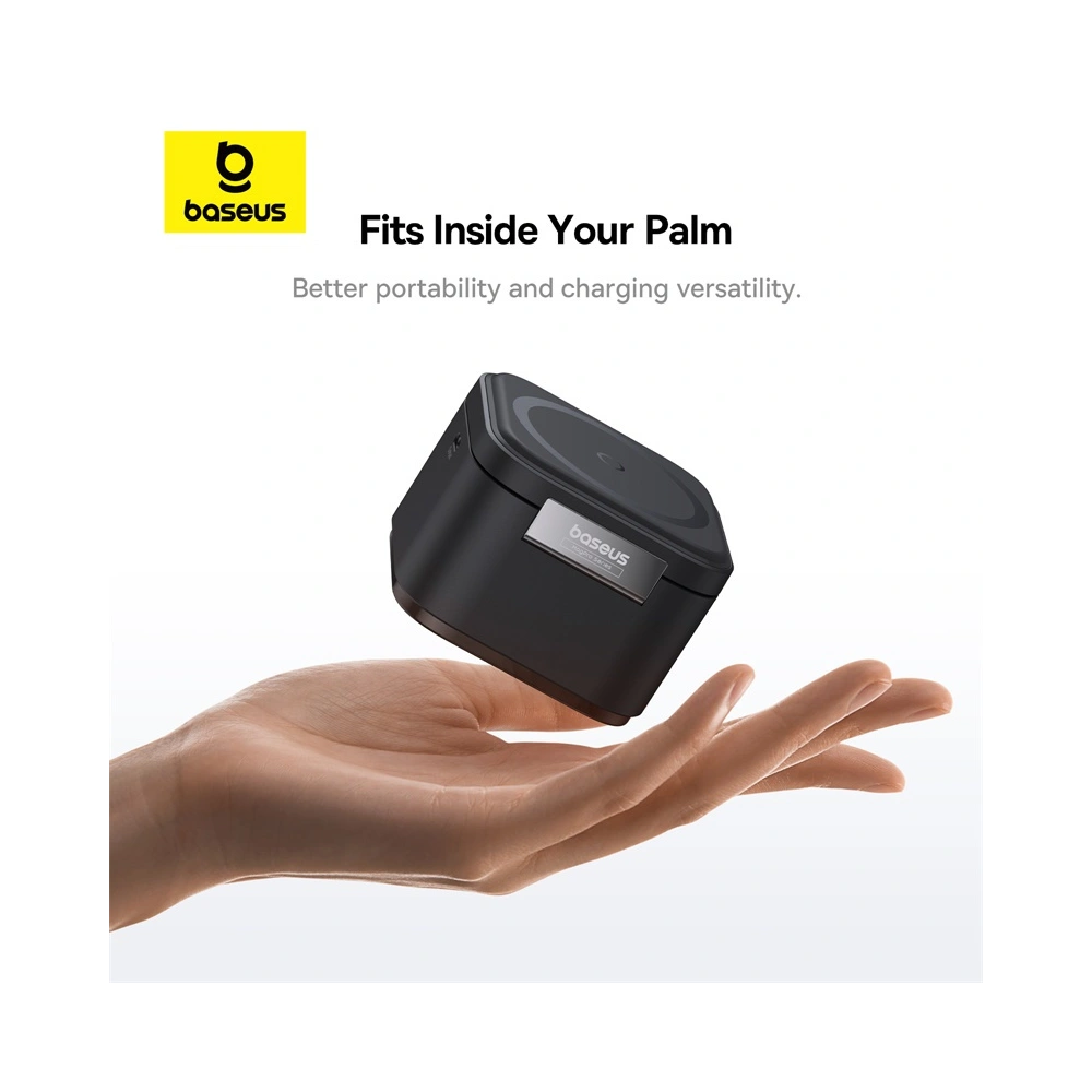 Hurtownia GSM - Încărcător wireless Baseus BS-W531 USB-C 2w1 MagSafe / Qi 20W negru - BSU4853 - {ean13} - Hurt