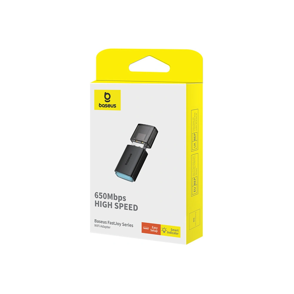 Hurtownia GSM - Externe USB-A-Netzwerkkarte Baseus BS-OH170 2.4Ghz / 5GHz 650Mb/s schwarz - BSU4854 - {ean13} - Hurt