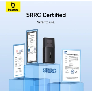Hurtownia GSM - Cardă de rețea externă USB-A Baseus BS-OH170 2.4Ghz / 5GHz 650Mb/s neagră - BSU4854 - {ean13} - Hurt