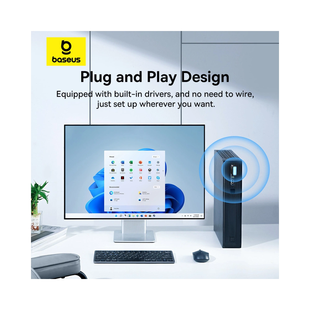 Hurtownia GSM - Externí USB-A síťová karta Baseus BS-OH170 2.4Ghz / 5GHz 650Mb/s černá - BSU4854 - {ean13} - Hurt