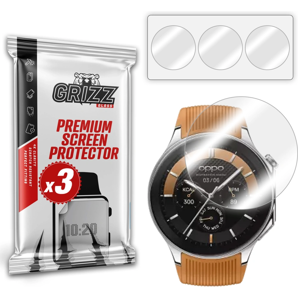Hurtownia GSM - Folia hydrożelowa GrizzGlass Hydrofilm do Oppo Watch X - GRZ8780 - {ean13} - Hurt