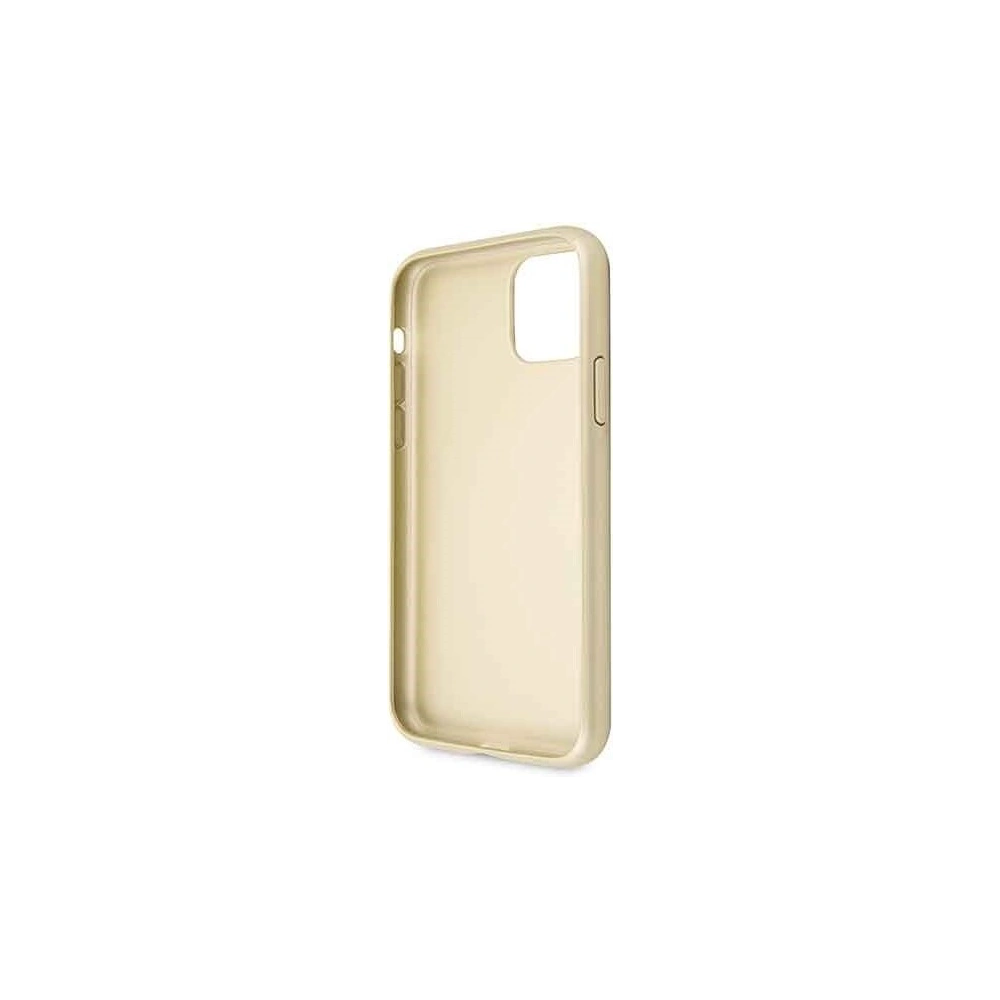 Hurtownia GSM - Etui Guess GUHCN58RSSASGO Apple iPhone 11 Pro złoty/gold hard case Saffiano 4G Circle Logo - GUE184GLD - {ean13} - Hurt