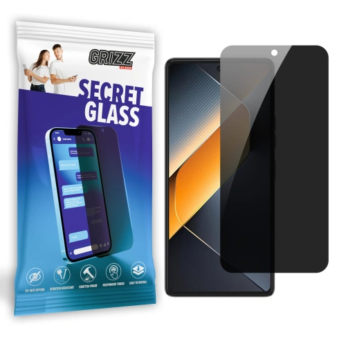 Matowe szkło prywatyzujące GrizzGlass SecretGlass do Tecno Pova 6 Pro