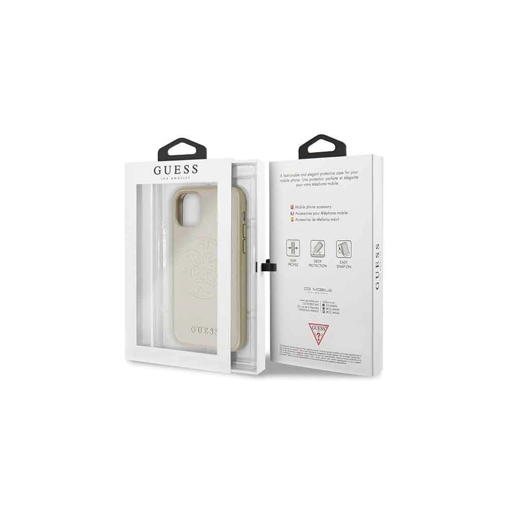 Hurtownia GSM - Etui Guess GUHCN58RSSASGO Apple iPhone 11 Pro złoty/gold hard case Saffiano 4G Circle Logo - GUE184GLD - {ean13} - Hurt