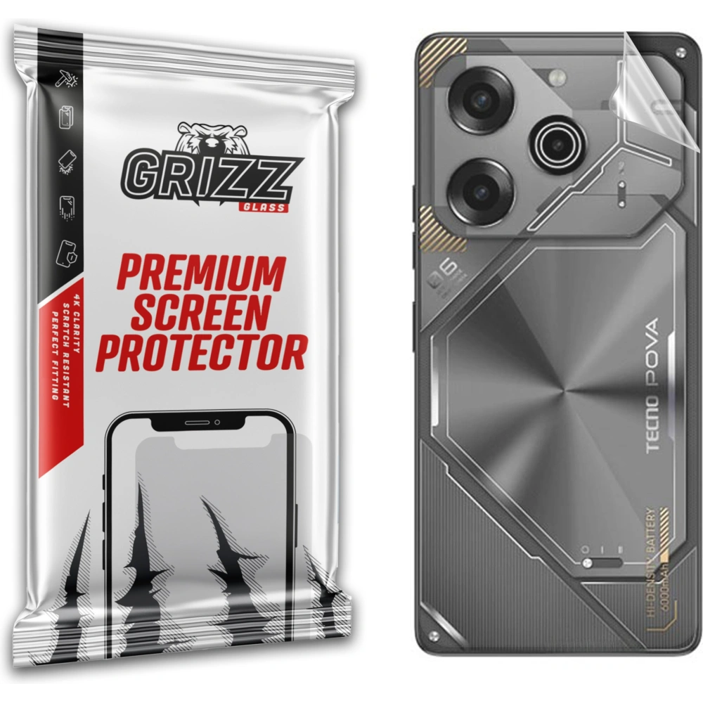 Hurtownia GSM - Fólia a hátlapra GrizzGlass UltraSkin a Tecno Pova 6 Pro-hoz - GRZ8798 - {ean13} - Hurt