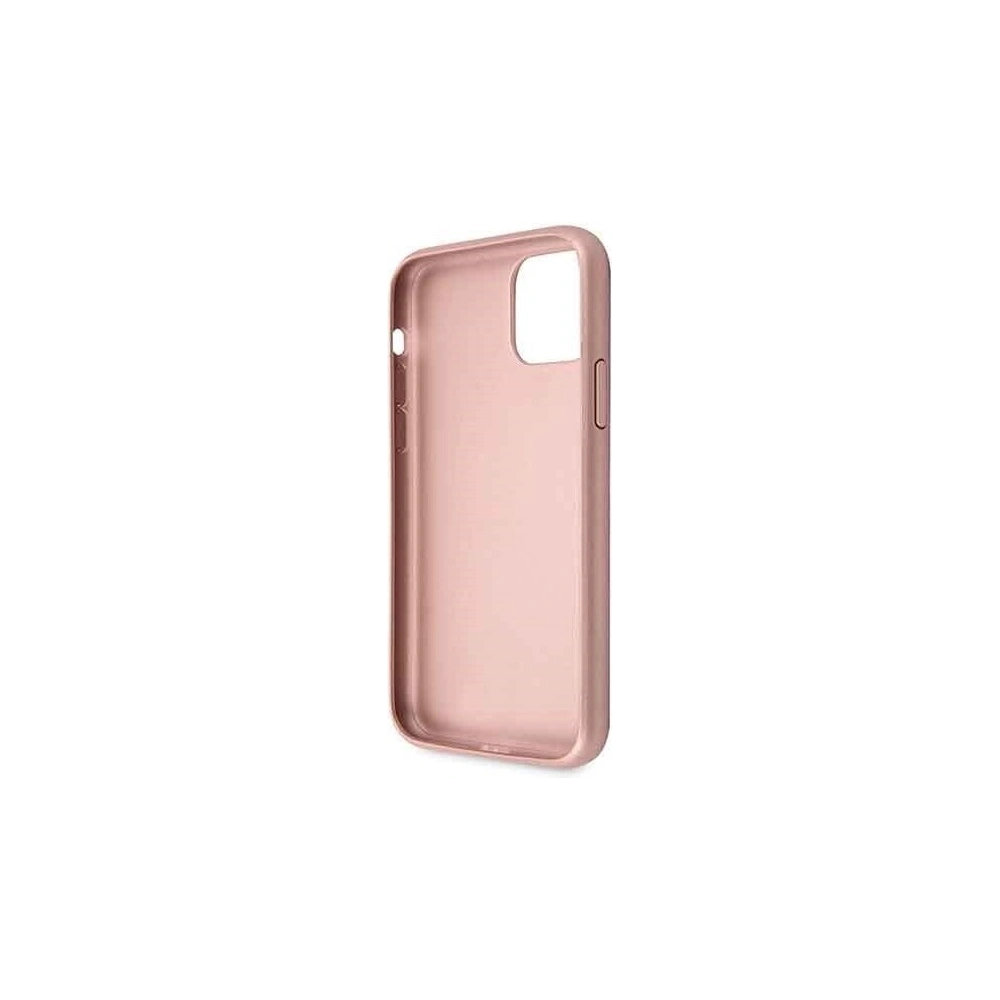 Hurtownia GSM - Etui Guess GUHCN58RSSASRG Apple iPhone 11 Pro różowy/pink hard case Saffiano 4G Circle Logo - GUE185PNK - {ean13} - Hurt