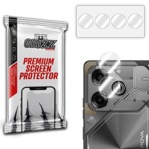Szkło na aparat GrizzGlass HybridGlass Camera do Tecno Pova 6 Pro