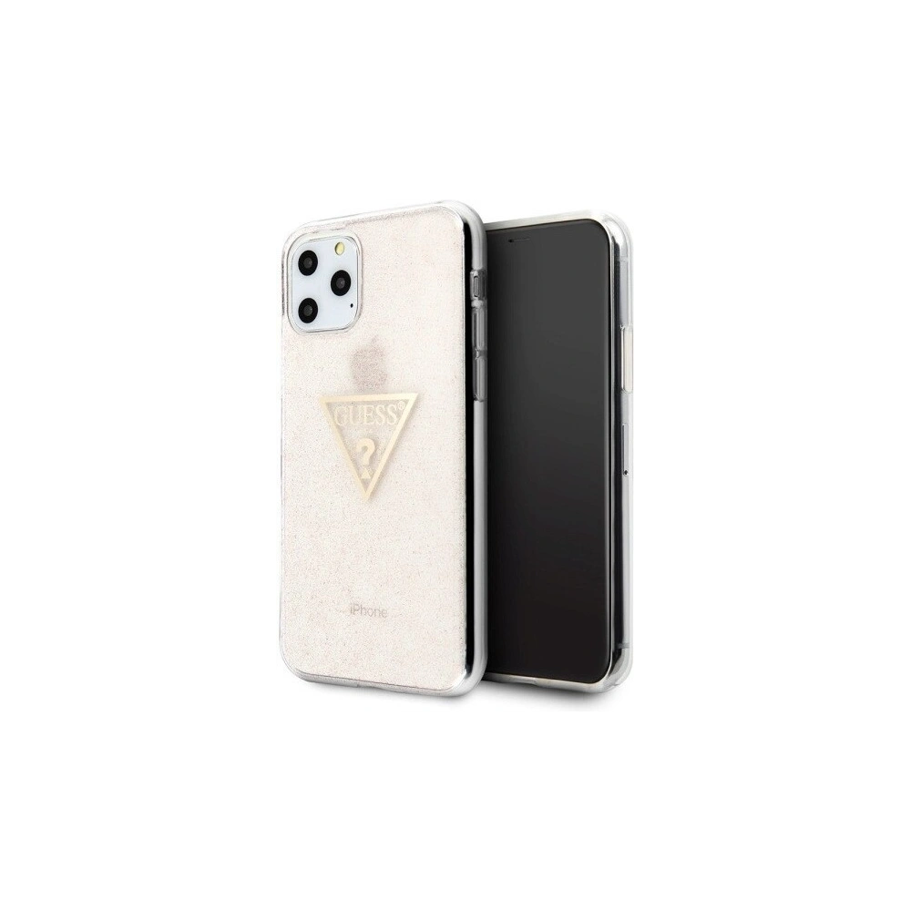 Hurtownia GSM - Etui Guess GUHCN58SGTLPI Apple iPhone 11 Pro różowy/pink hard case Glitter Triangle - GUE187PNK - {ean13} - Hurt