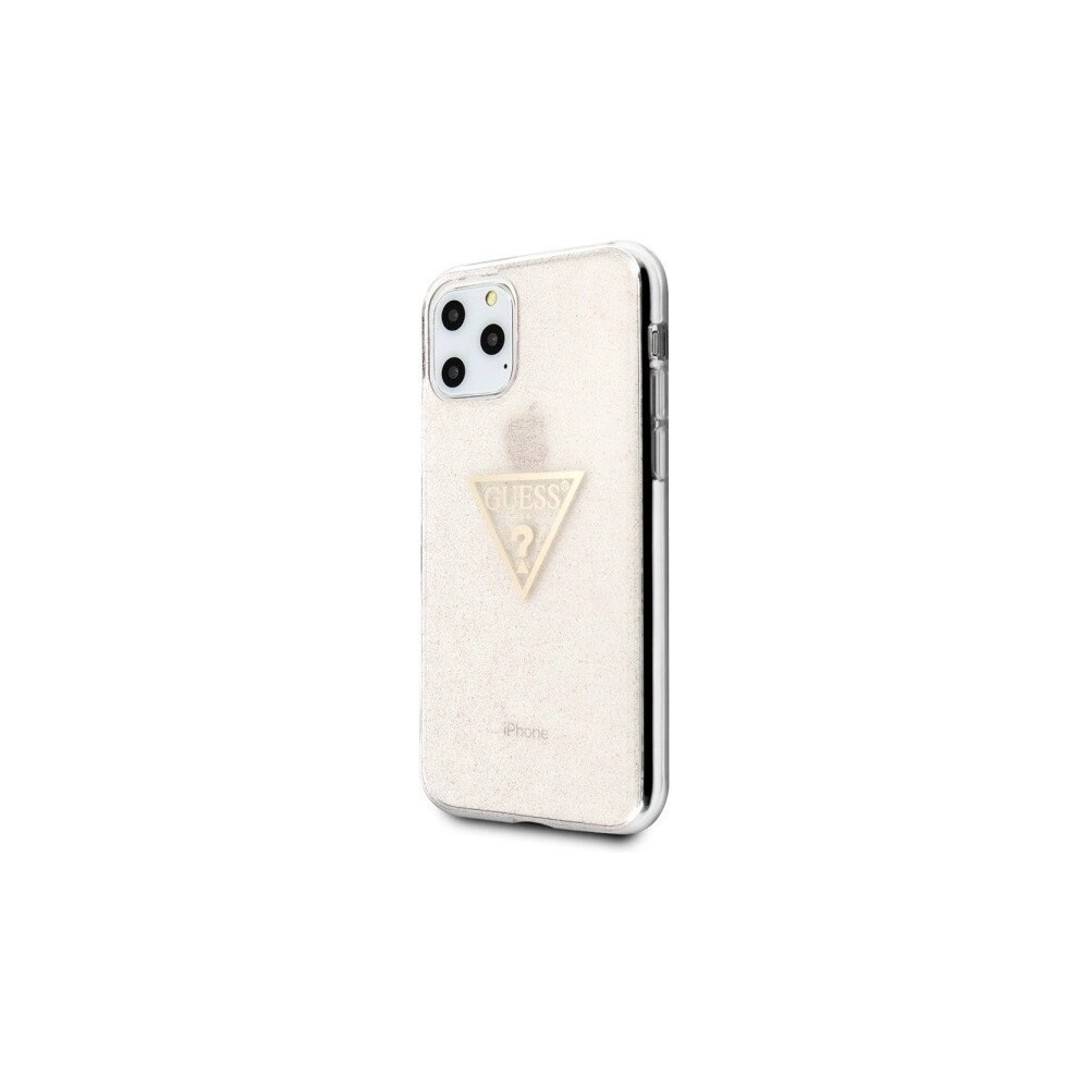 Hurtownia GSM - Etui Guess GUHCN58SGTLPI Apple iPhone 11 Pro różowy/pink hard case Glitter Triangle - GUE187PNK - {ean13} - Hurt