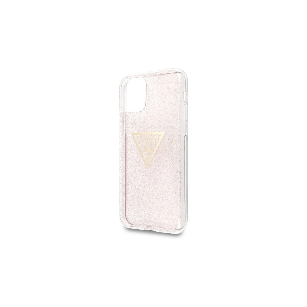Hurtownia GSM - Etui Guess GUHCN58SGTLPI Apple iPhone 11 Pro różowy/pink hard case Glitter Triangle - GUE187PNK - {ean13} - Hurt