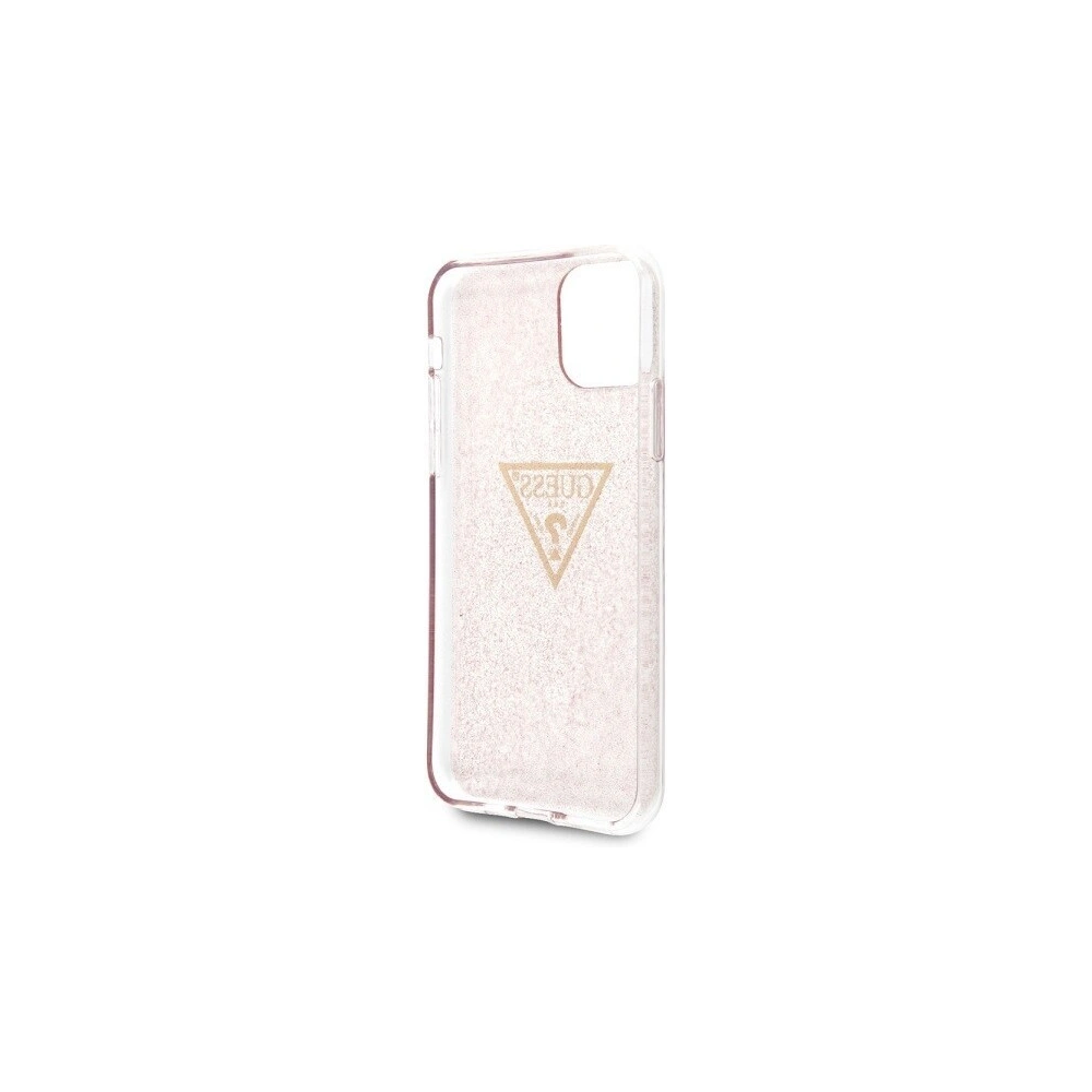 Hurtownia GSM - Etui Guess GUHCN58SGTLPI Apple iPhone 11 Pro różowy/pink hard case Glitter Triangle - GUE187PNK - {ean13} - Hurt