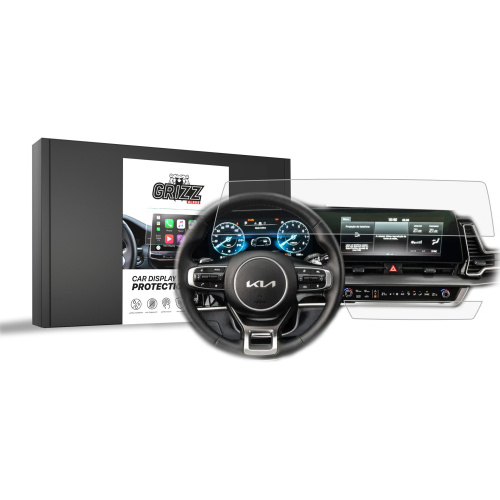 GrizzGlass Distributor - 5906146410978 - GRZ8818 - Matte GrizzGlass CarDisplay Protection Kia Sportage 5 L version 2021-2024 [2in1] - B2B homescreen