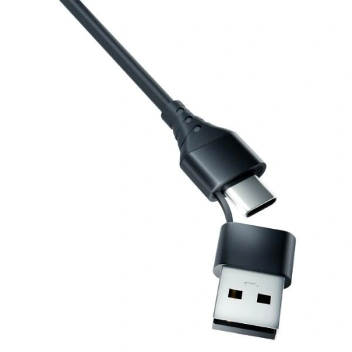Kabel 3MK Hyper 3w1 USB-A - USB-C / USB-C, microUSB, Lightning 1.5m Czarny/Black