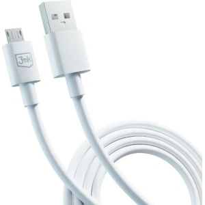 Wholesale 3MK cable Hyper USB-A / microUSB 1.2m 5V 2.4A white - 3MK5802 - {ean13} - Hurt