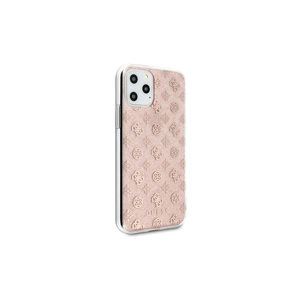 Hurtownia GSM - Etui Guess GUHCN58TPERG Apple iPhone 11 Pro różowy/pink hard case 4G Peony Glitter - GUE188PNK - {ean13} - Hurt