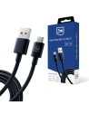 Kabel 3MK Hyper USB-A / USB-C 1.2m 5A Černý/Black