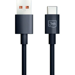 Hurtownia GSM - Kabel 3MK Hyper USB-A / USB-C 1.2m 5A Czarny/Black - 3MK5804 - {ean13} - Hurt