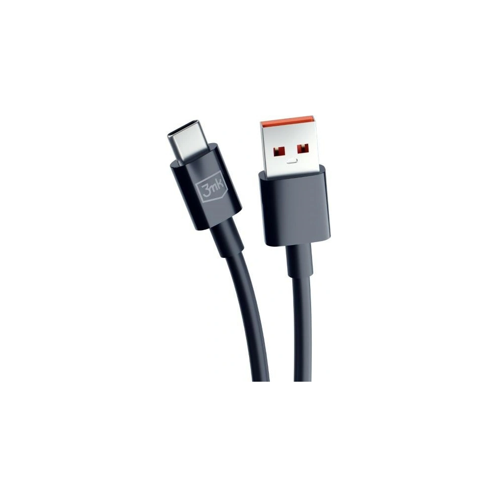 Hurtownia GSM - Kabel 3MK Hyper USB-A / USB-C 1.2m 5A Černý/Black - 3MK5804 - {ean13} - Hurt