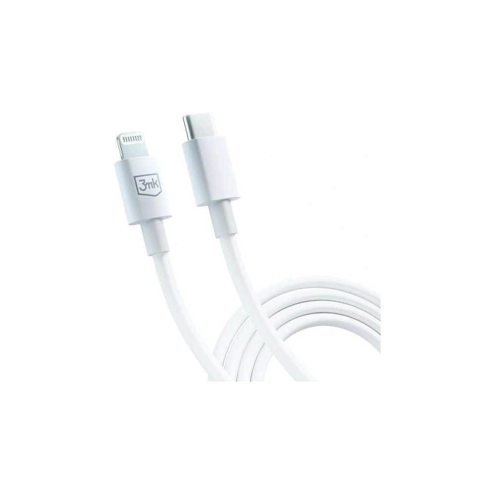 Hurtownia GSM - Kábel 3MK Hyper USB-C / Lightning 20W 1.2m Fehér/White - 3MK5805 - {ean13} - Hurt
