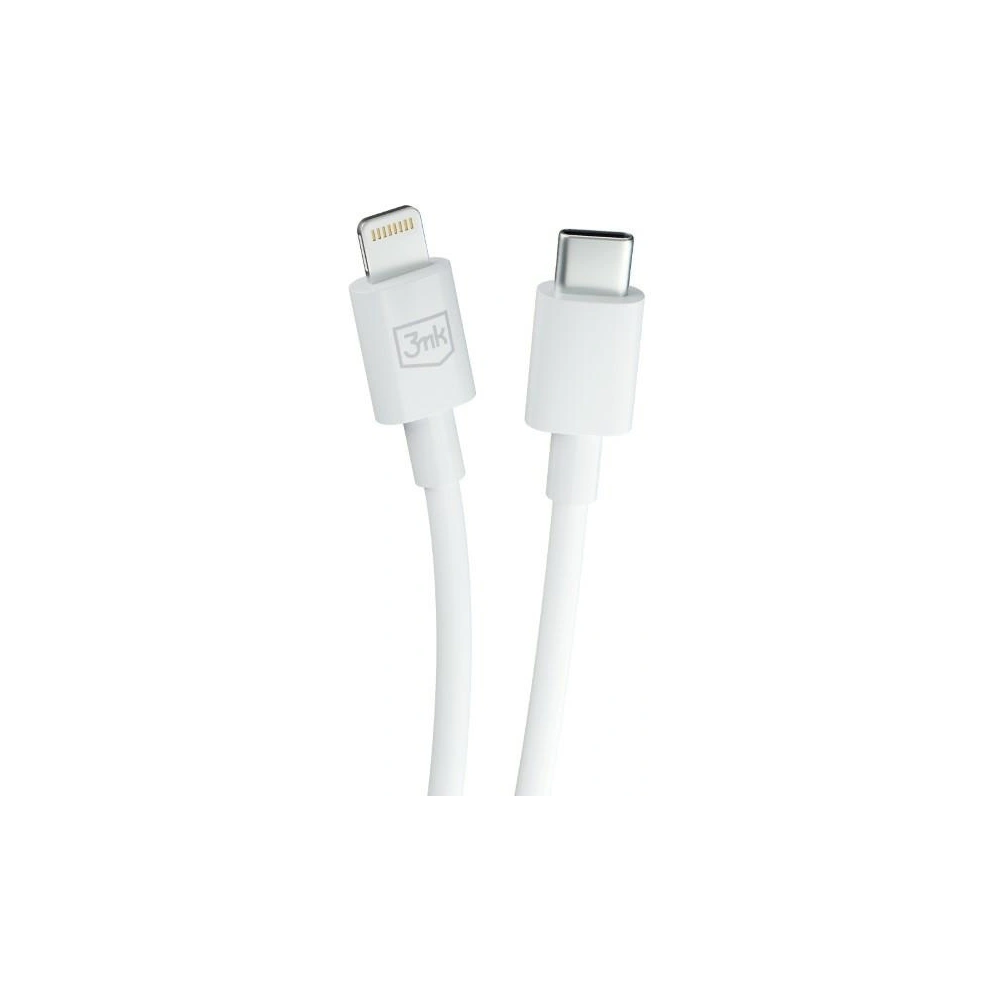 Hurtownia GSM - Kábel 3MK Hyper USB-C / Lightning 20W 1.2m Fehér/White - 3MK5805 - {ean13} - Hurt