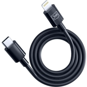 Kabel 3MK Hyper USB-C / Lightning 20W 1.2m Schwarz/Black