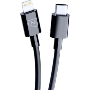 Kabel 3MK Hyper USB-C / Lightning 20W 1.2m Schwarz/Black