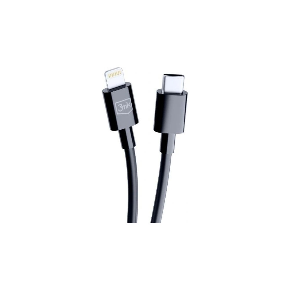 Hurtownia GSM - Kábel 3MK Hyper USB-C / Lightning 20W 1.2m Fekete/Black - 3MK5806 - {ean13} - Hurt