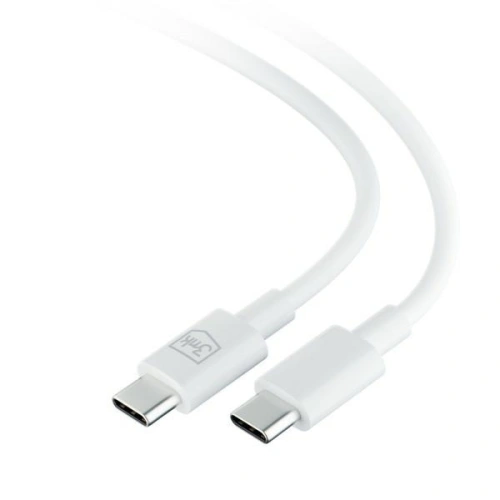 Kabel 3MK Hyper USB-C / USB-C 100W 1.2m Biały/White
