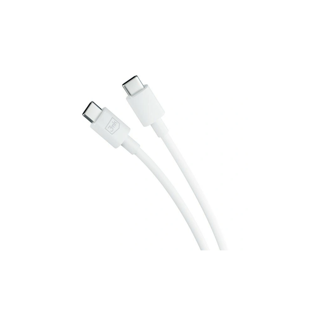 Hurtownia GSM - Cablul 3MK Hyper USB-C / USB-C 100W 1.2m Alb/White - 3MK5807 - {ean13} - Hurt