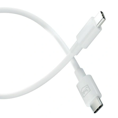 Kabel 3MK Hyper USB-C / USB-C 100W 1.2m Biały/White