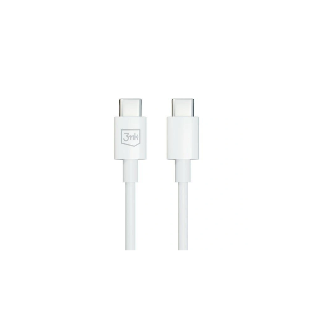 Hurtownia GSM - Cablul 3MK Hyper USB-C / USB-C 100W 1.2m Alb/White - 3MK5807 - {ean13} - Hurt