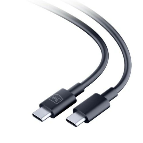 Kabel 3MK Hyper USB-C / USB-C 100W 1.2m Czarny/Black