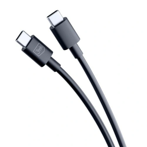 Kabel 3MK Hyper USB-C / USB-C 100W 1.2m Czarny/Black
