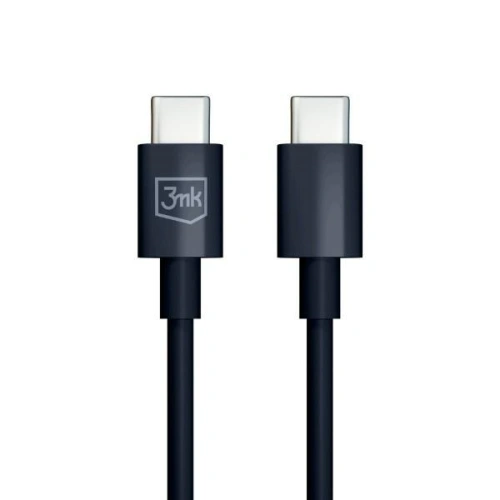 Kabel 3MK Hyper USB-C / USB-C 100W 1.2m Czarny/Black