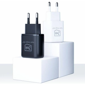 Hurtownia GSM - Nabíječka do sítě 3MK Hyper Charger USB-A, USB-C 20W PD QC černá/black - 3MK5810 - {ean13} - Hurt